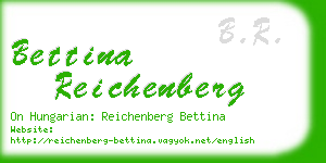 bettina reichenberg business card